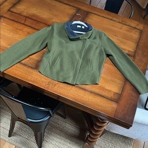 Eileen Fisher Olive and Black Women's Blazer